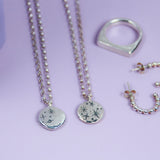 Silver Solar Necklace
