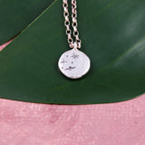 Silver Solar Necklace