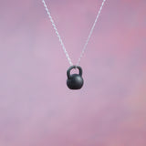Oxidised Round Kettlebell Necklace