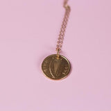 Gold Harp Necklace