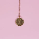 Gold Harp Necklace
