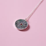 Opal Gym Bumper Plate Necklace - Granite