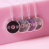Opal Gym Bumper Plate Necklace - Granite