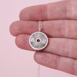 Opal Gym Bumper Plate Necklace - Moss